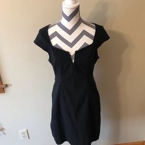 NWT Free People Black Denim Mini Dress